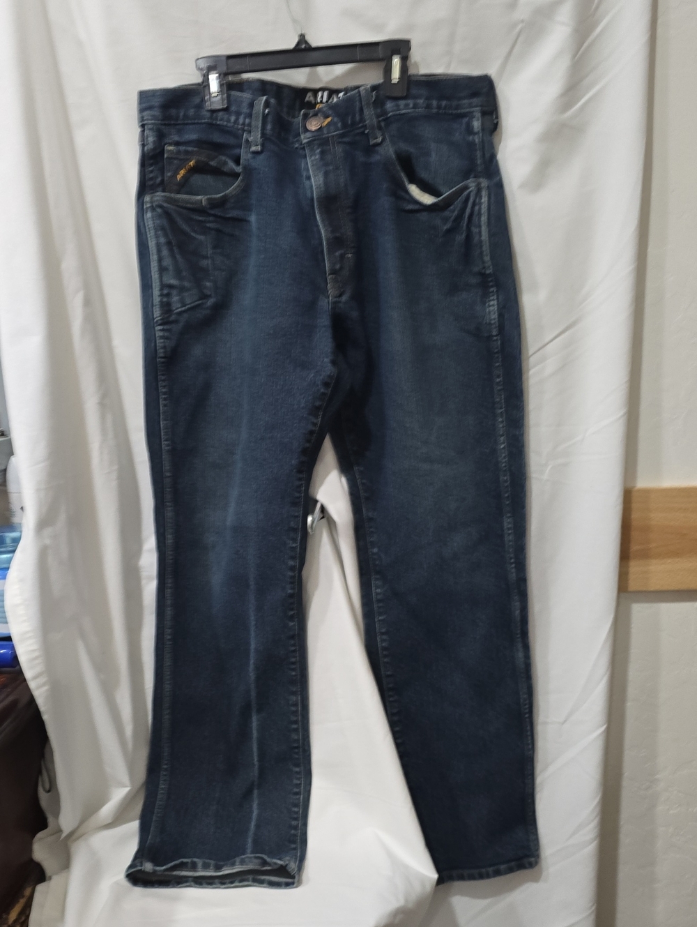 Ariat Men's Straight Leg Dark Blue Jeans